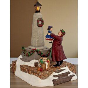 Dept 56 Dickens Christmas Village Animated Holiday Joy Motion & Light Work